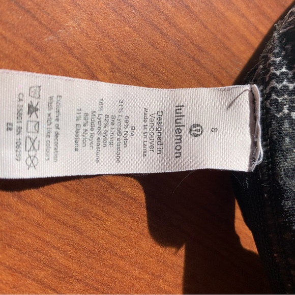 Free to Be Serene Lululemon Bra - Picture 6 of 6